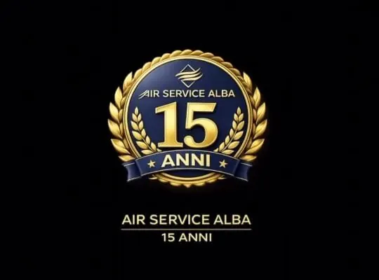 Air Service Alba 15 anni servizio