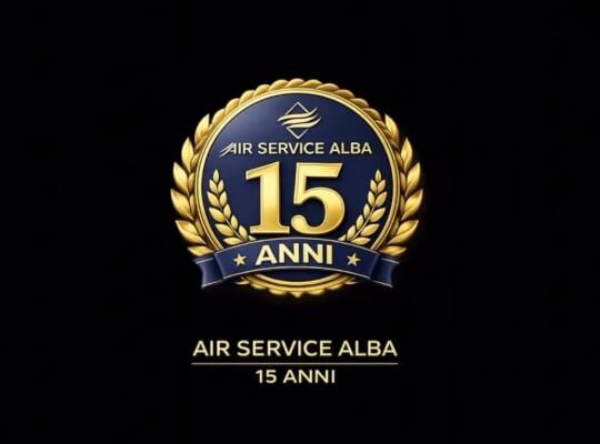 Air Service Alba 15 anni servizio