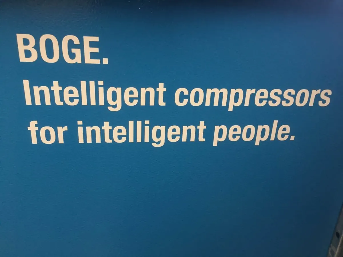 BOGE Intelligent Compressors for Intelligent People Air Service Alba