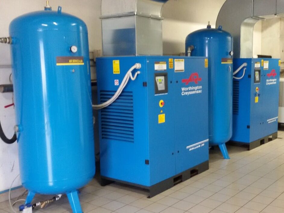 Sala Compressori Macchine Worthington RLR Air Service Alba